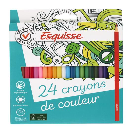 Pack de 24 lapiceros de colores 