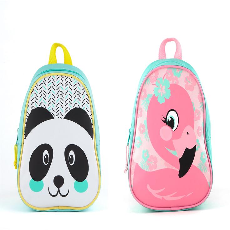 Mochila infantil pequeña de tela reciclada
