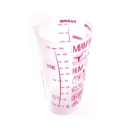 Vaso dosificador de plástico