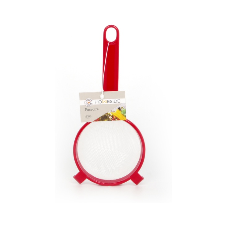 Colador de plástico rojo 7cm