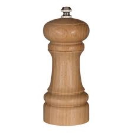  Molinillo de Sal de Madera Natural 15cm