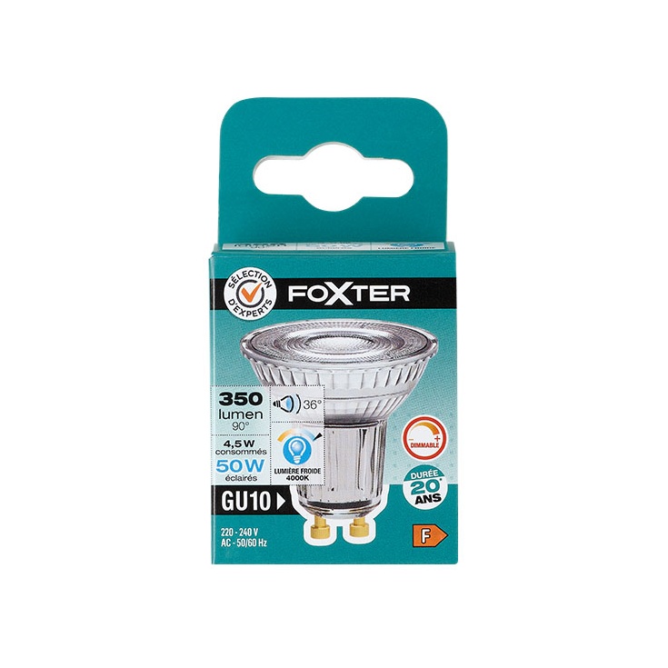 SE Bombilla LED spot PAR16 4,5W 50 GU10 Fría