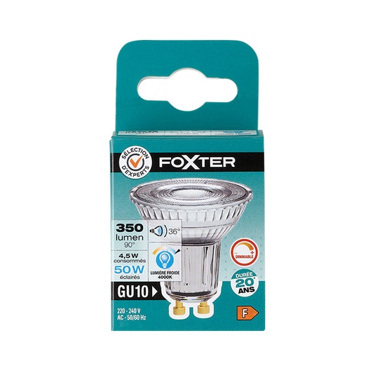 SE Bombilla LED spot PAR16 4,5W 50 GU10 Fría
