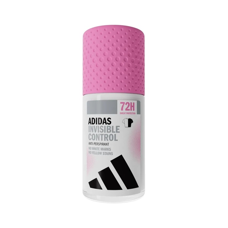 Roll-on antitrasnparente Adidas Invisible Control 50 ml