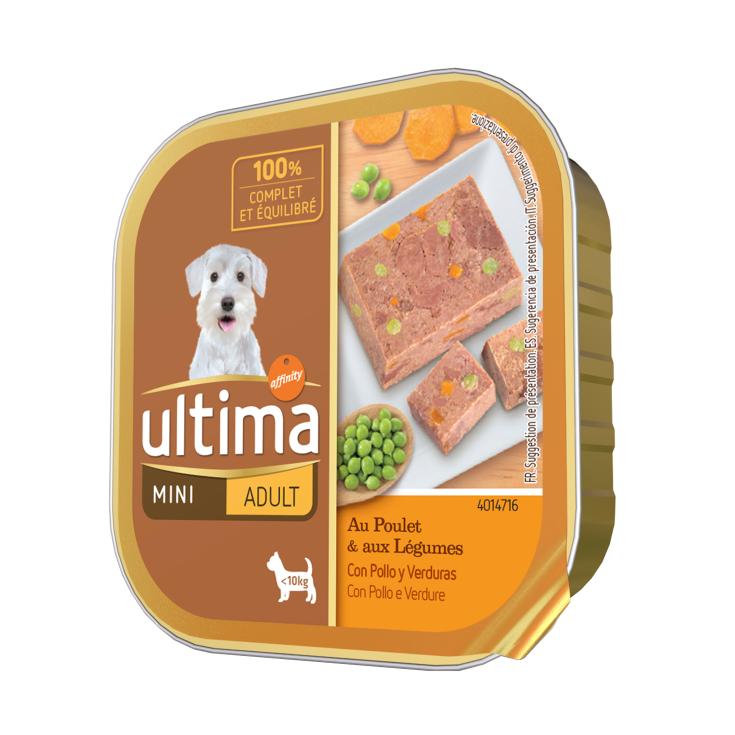 Comida Húmeda perros Pollo y Verduras Adult - Ultima - 150g