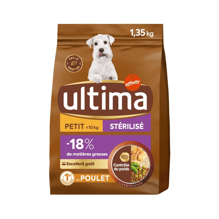 Alimento ULTIMA para perros adultos pequeños