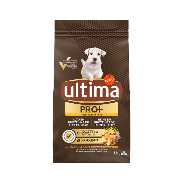ULTIMA DOG MINI PRO+ POLLO 1,1KG