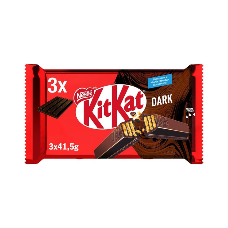 Barritas de galleta recubiertas de chocolate negro 70%