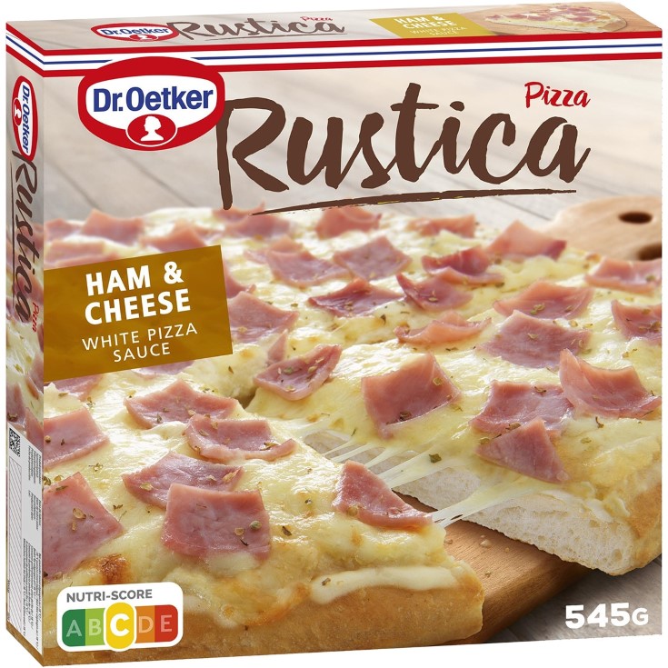 Pizza Rústica doble jamón y queso - 545g