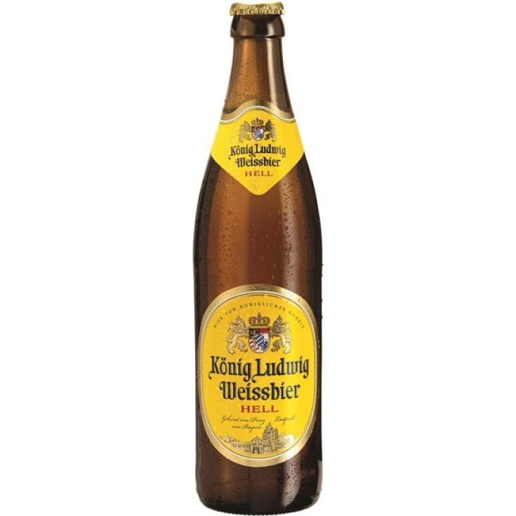 Cerveza de trigo Weissbier Hell - Konig Ludwig - 50cl