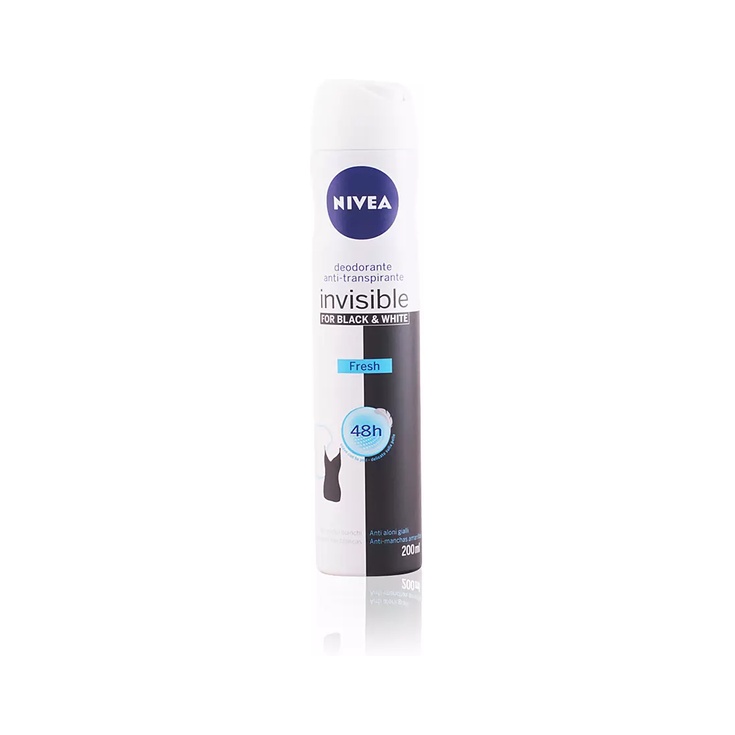Nivea Deo Spray Black & White 200 Ml Invisible Fresh