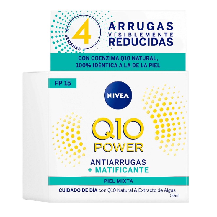 Crema de Día piel mixta Anti-arrugas FP15 Q10 Plus 