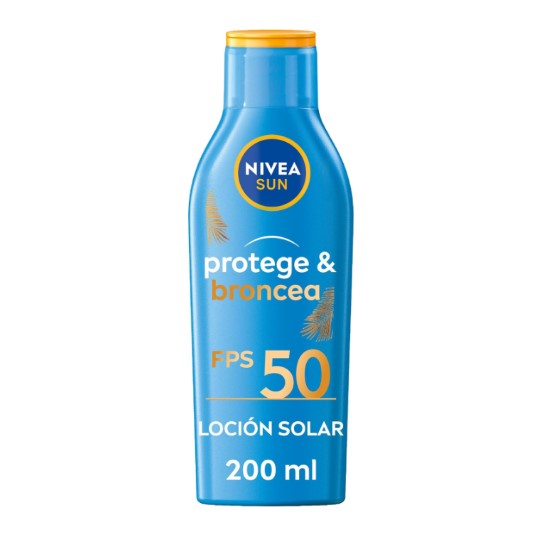 Crema solar doble efecto protege y broncea SPF 50+