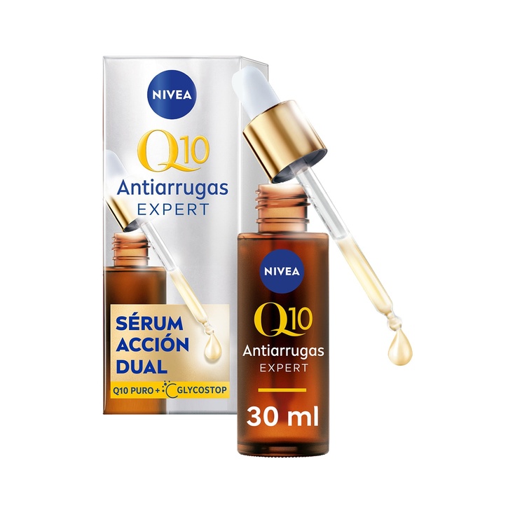 Sérum antiarrugas Expert Acción Dual con Q10 puro + Glycosto