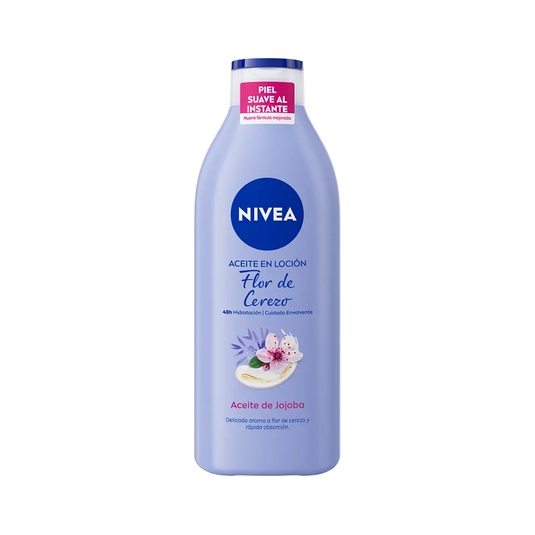 NIVEA ACEITE EN LOCIÓN FLOR DE CEREZO Y ACEITE DE JOJOBA 