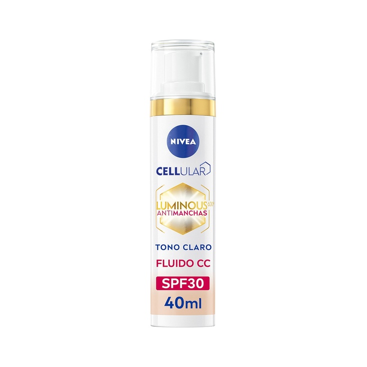 Cellular Luminous Antimanchas fluido facial tono claro SPF30