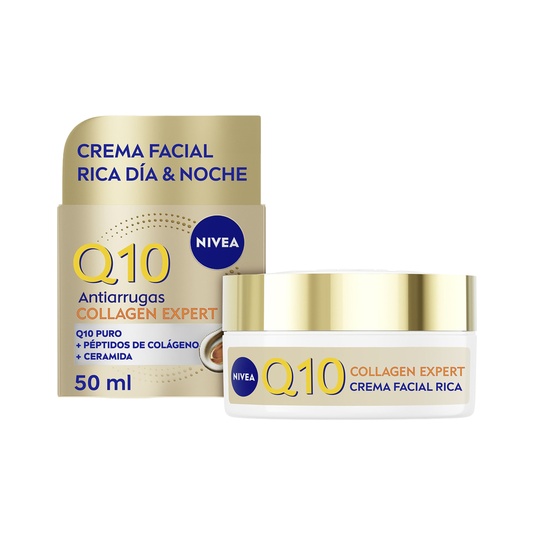 CREMA FACIAL RICA DÍA Y NOCHE Q10 ANTIARRUGAS