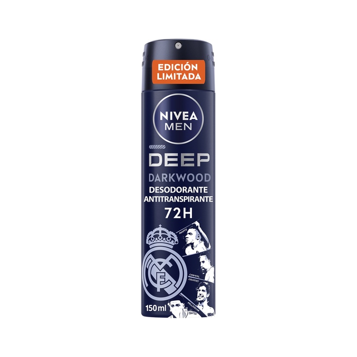 Nivea Deo Spray Men 150 Ml Deep Edicion Real Madrid