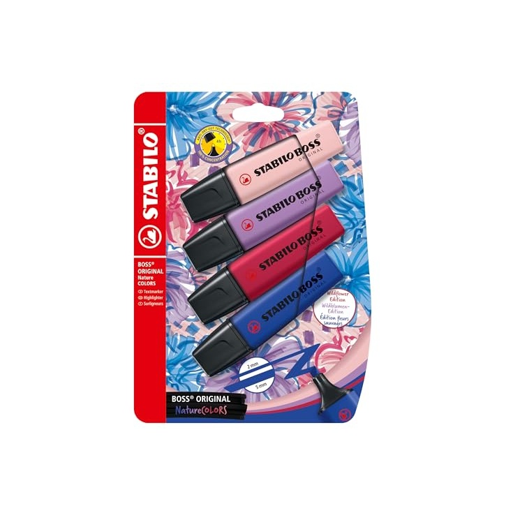 Subrayadores STABILO Boss Original Wildflowers
