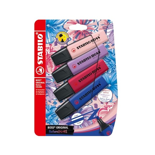 Subrayadores STABILO Boss Original Wildflowers