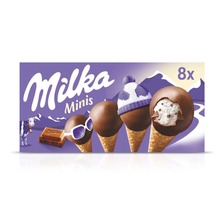 Mini conos - Milka - 8x25ml