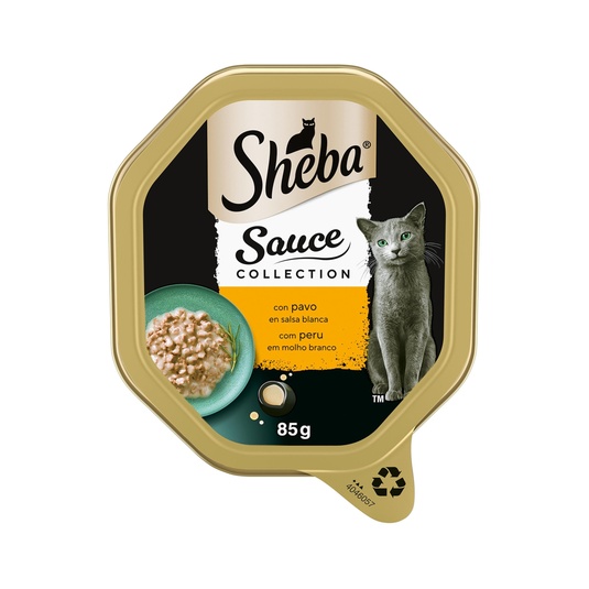 comida húmeda para gatos sabor pavo