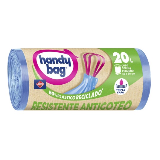 Bolsas de basura antigoteo 20L - Handy Bag - 15 uds