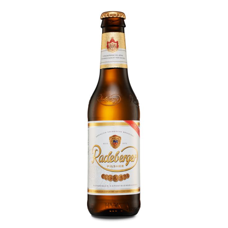 Cerveza rubia alemana Radeberger - 33cl