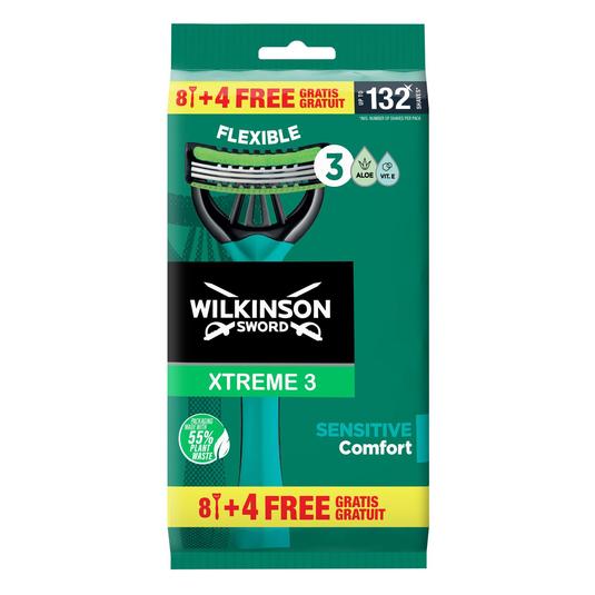  Maquinillas Desechables Para Afeitar Xtreme 3 Sensitive