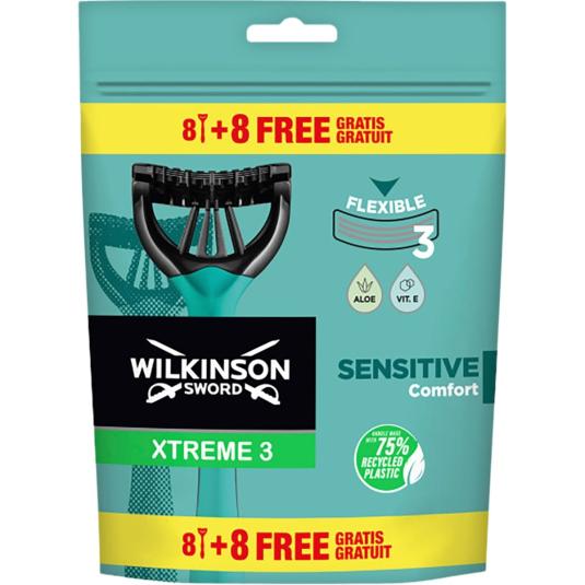 Maquinillas de afeitar Sensitive - Wilkinson - 16 uds