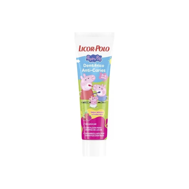 Dentífrico junior pepa pig sabor fresa 0 a 6 años 