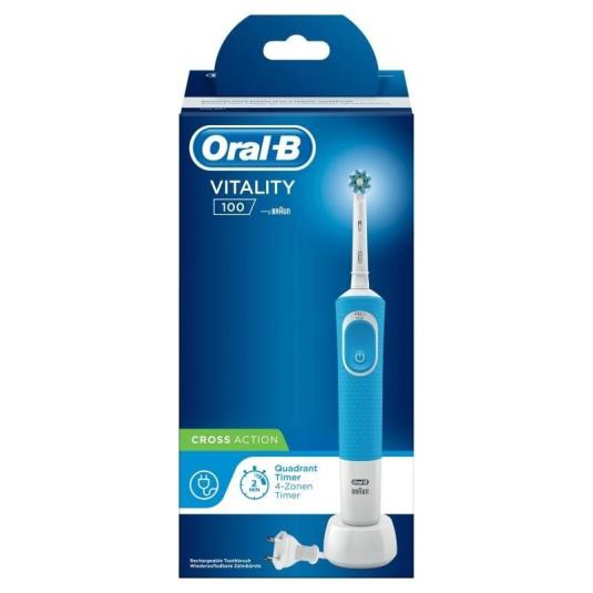 Cepillo Eléctrico Cross Action Azul Vitality Oral B