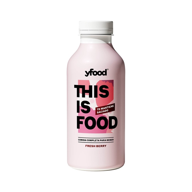 YFOOD BATIDO SUSTITUTIVO SABOR FRESA SIN GLUTEN, SIN LACTOSA