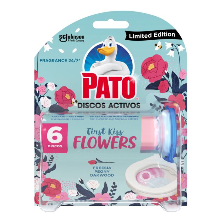 Discos activos WC kiss flowers - Pato - aplicador + 6 discos
