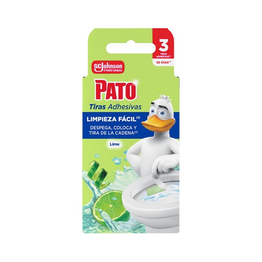 PATO TIRAS ADHESIVAS 3 UD LIMA