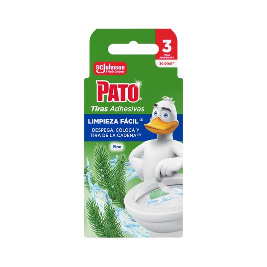 PATO TIRAS ADHESIVAS 3 UD PINO