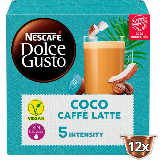 Café con leche de coco Dolce Gusto - 12 uds