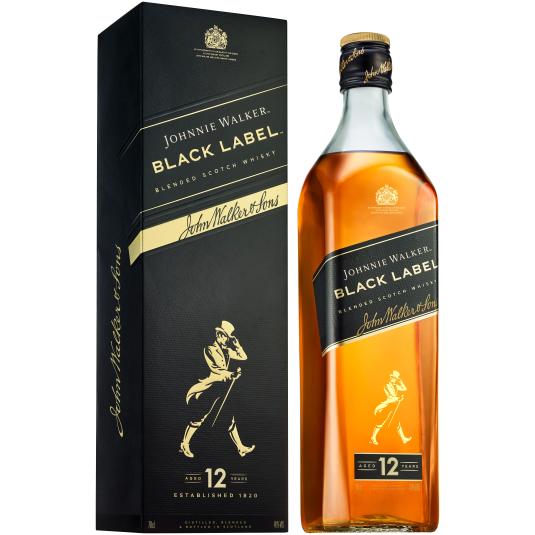 Whisky Black 12 Años - Johnnie Walker - 70cl