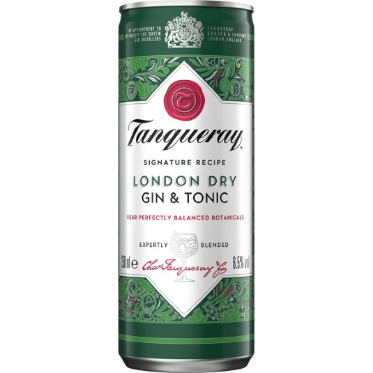 Gin tonic Tanqueray sin alcohol - 25cl