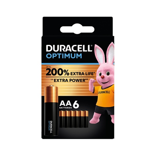 Pilas alcalinas AA Optimum 