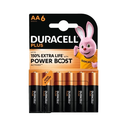 Pilas alcalinas Battery Plus Powerboost AA LR06 duracell