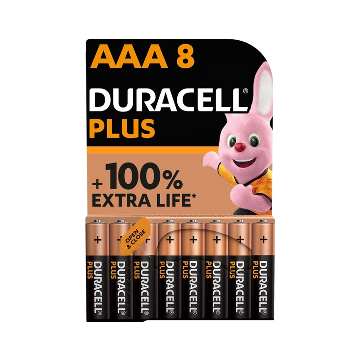 DURACELL PLUS AAA X8.1P
