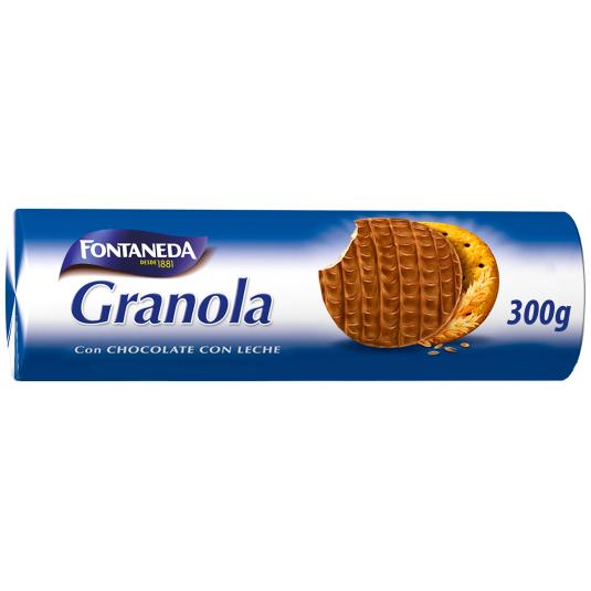 Galleta granola chocolate con leche Fontaneda - 300g