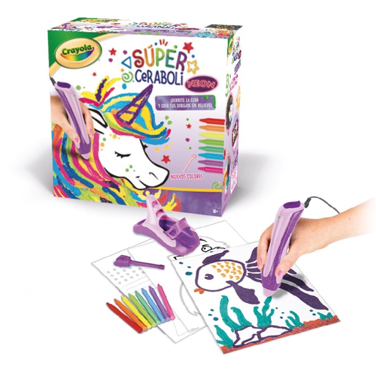 Súper Ceraboli unicornio neón 1 ud Súper Ceraboli unicornio neón 1 ud