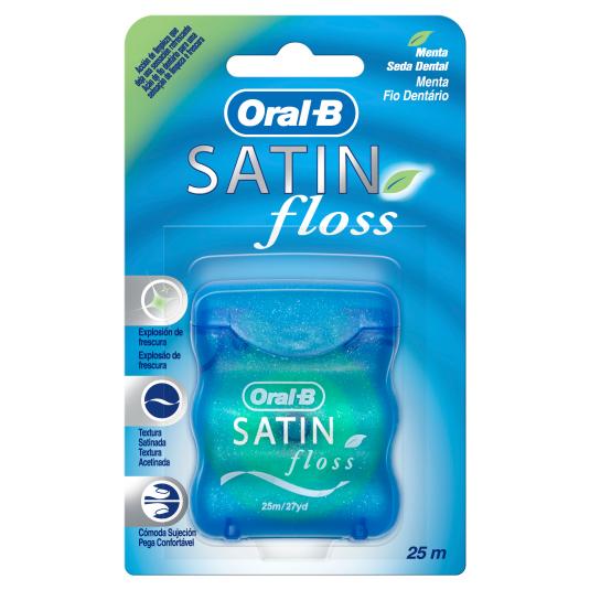 Hilo dental menta Satin Floss - Oral B - 25m