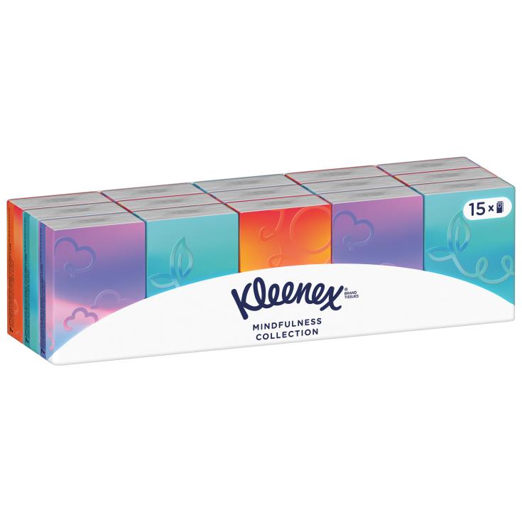 Pañuelos decorados Collection mini 4 capas Kleenex - 15 uds