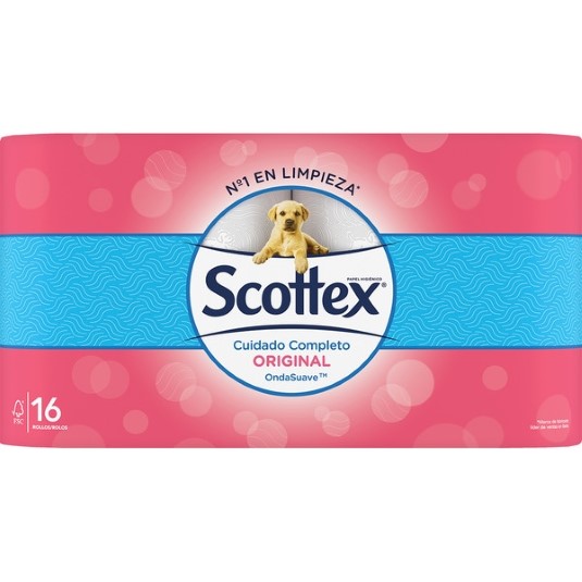 Papel higiénico Scottex - 16 uds