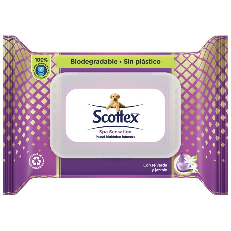 Papel higiénico Spa Sensation - Scottex - 66 uds Papel higiénico Spa Sensation - Scottex - 66 uds