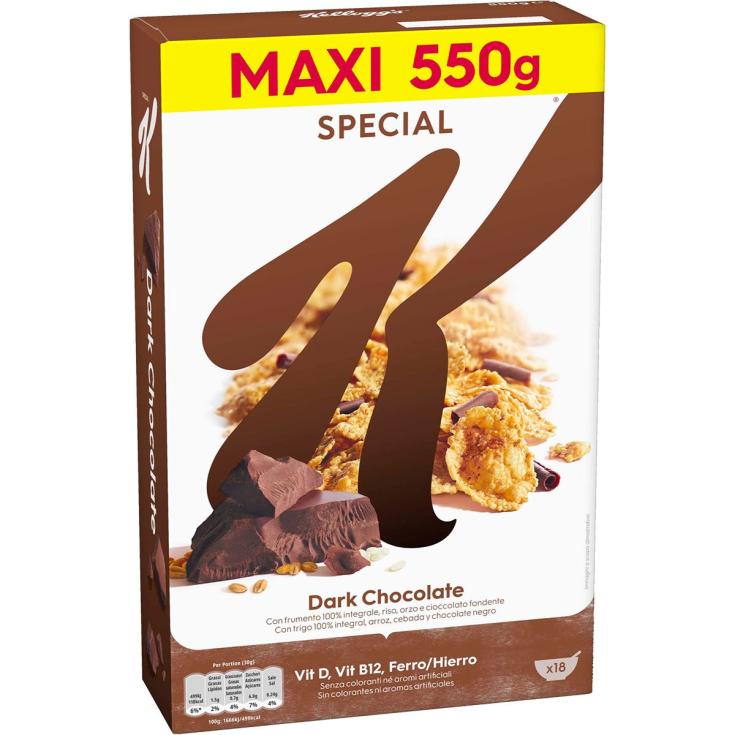 Cereales chocolate negro 550g