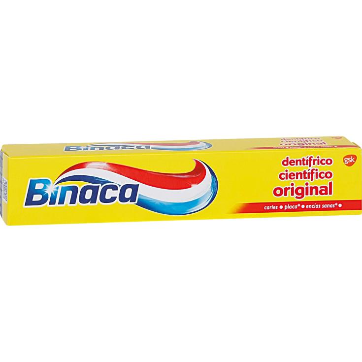Dentífrico amarillo antiplaca - Binaca - 75ml